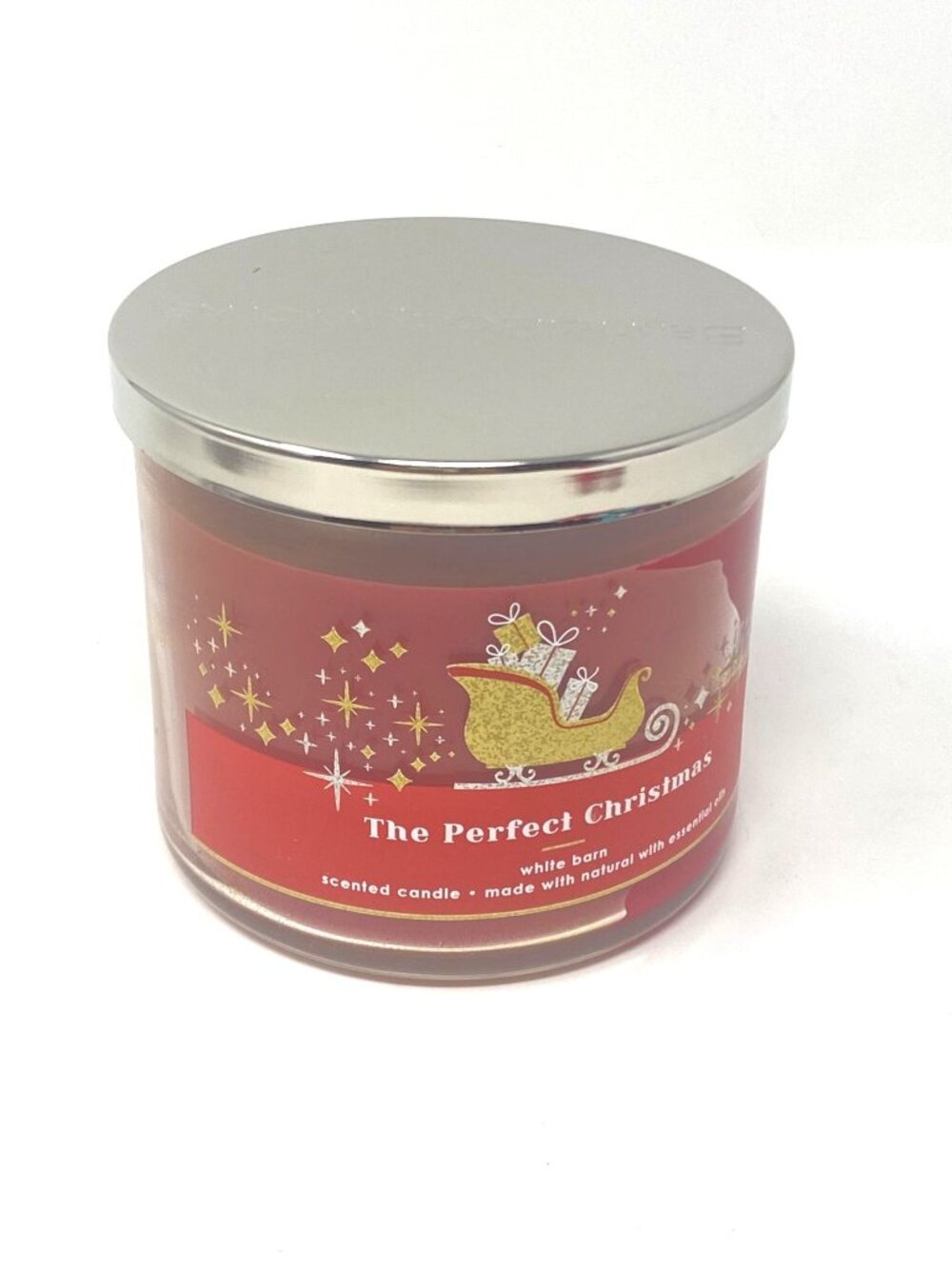 Bath & Body Works The Perfect Christmas 3 Wick Scented Candle Holiday Pine